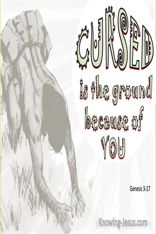 Genesis 3:17 CURSED is the ground (sage)